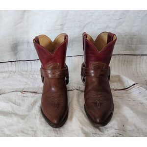 Frye Brown and Oxblood Women's Ankle Boots